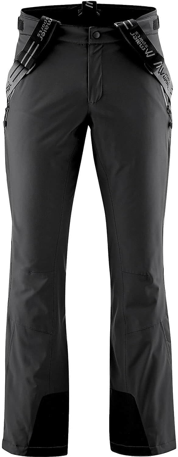 Maier Sports Herren Skihose Copper Slim 48 Schwarz, 48 Schwarz