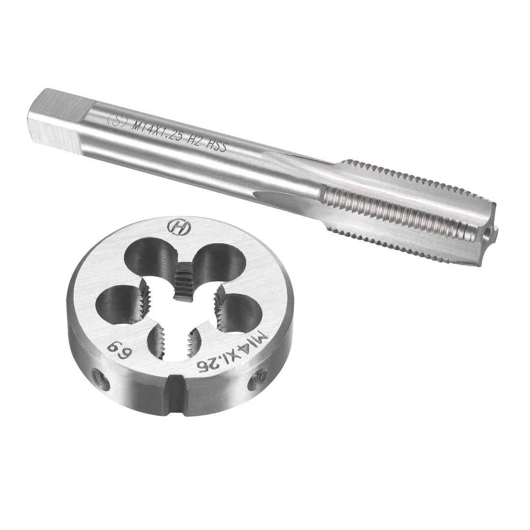 sourcing map Gewindebohrer M14 x 1,25mm Gewindebohrer mit Legierungswerkzeug M14 x 1.25mm, M14 x 1.2
