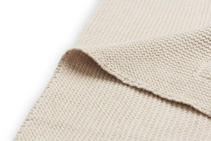Jollein Kinderdecke Basic Knit 75x100cm - Nougat Beige Baby, Beige Baby