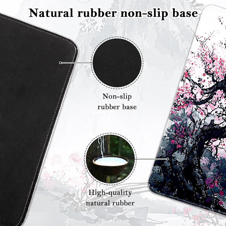 Mauspad XXL, Grosses Mouspad 900x400mm, Gaming Mausepad Improved Precision and Speed, Mousepad mit V