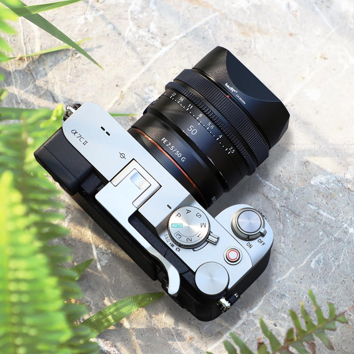 Haoge LH-S245N Gegenlichtblende für Sony FE 50 mm F2.5 G FE 40 mm F2.5 G FE 24 mm F2.8 G Gegenlichtb