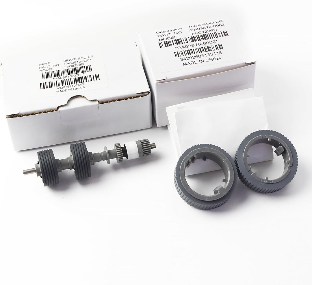 Yanzeo PA03810-0001 PA03670-0002 Brems- und Plektrumroller-Set für Fi-8170 Fi-8190 Fi-8250 Fi-8270