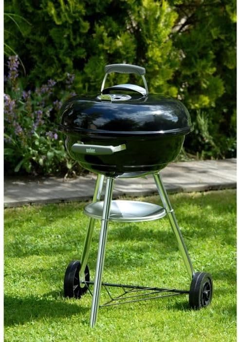 Weber Compact Kettle Holzkohlegrill, 47 cm, Schwarz (1221004) 47cm