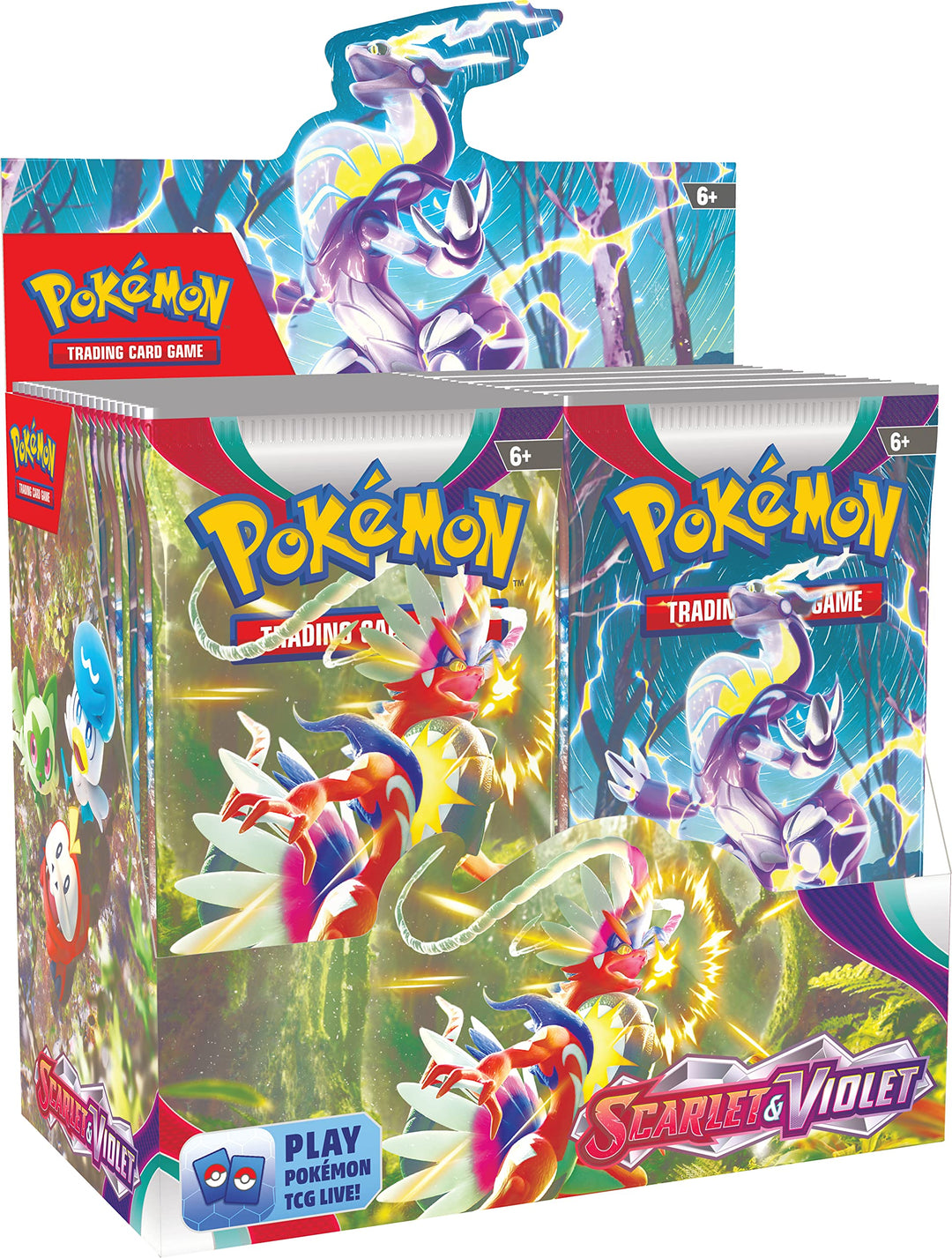 Pokémon TCG: Scarlet & Violet Booster Display Box (36 Packs) - EN Einzelbett, Einzelbett