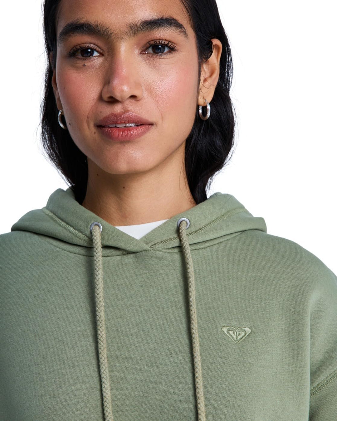 Roxy Damen Surf Stoked Hoodie Brushed Pullover (1er Pack) XS Grün (Oil Green), XS Grün (Oil Gre