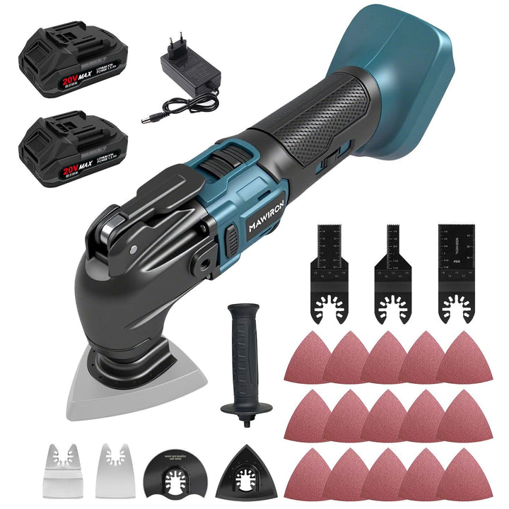 Akku Multifunktionswerkzeug Ersatz für Makita Multifunktionswerkzeug 18v, 4°Oszillationswinkel & 6-G