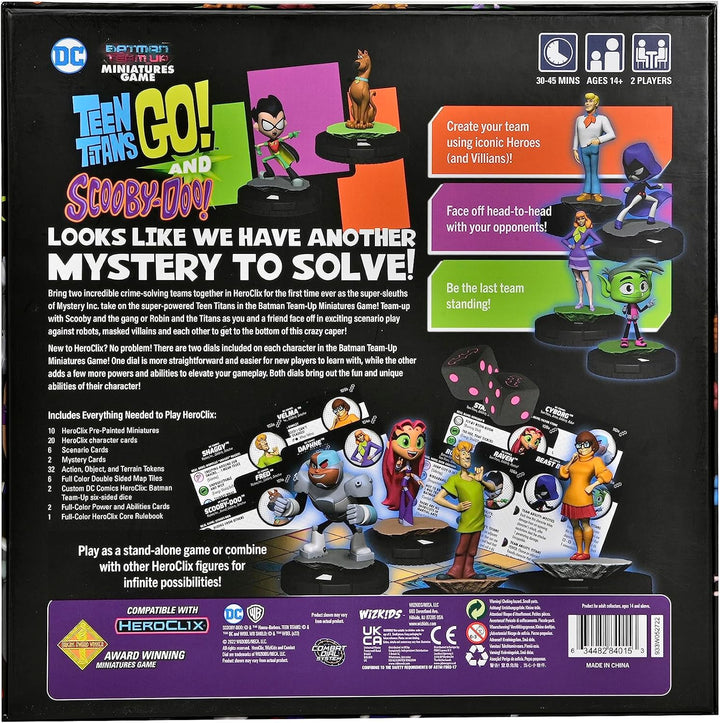 HeroClix DC Comics Batman Team-Up Miniatur-Spiel – RPG-Spiel, für Anfänger und Fortgeschrittene, Tis