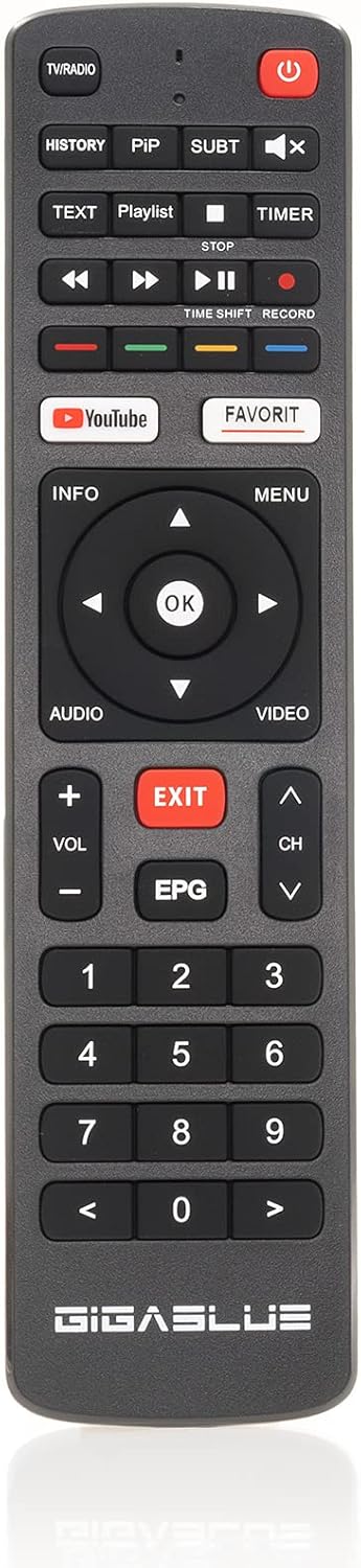GigaBlue UHD Trio 4K PRO Kabel Sat-Receiver DVB-S2X/C/T2 Tuner | mit 512 GB Festplatte PVR Aufnahmef