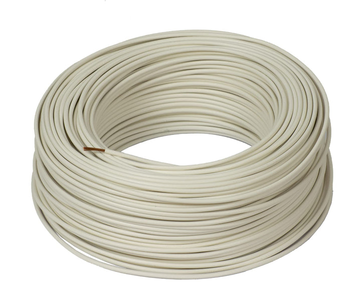 100m 1,5mm² LAPP Kabel H07V-K Einzelader Litze Leitung Einzelader flexibel (Weiss), Weiss