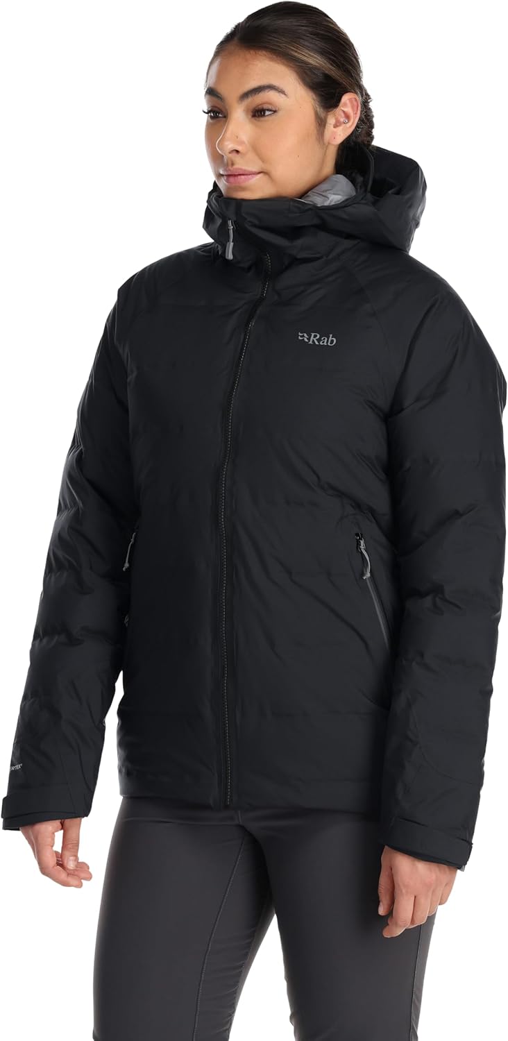 Rab Valiance Jacket Women 10 UK Damen black BL, 10 UK Damen black BL