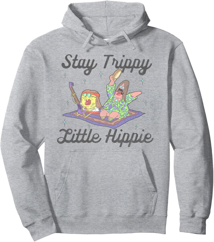 SpongeBob Schwammkopf Bleib Seltsam Hippie Pullover Hoodie