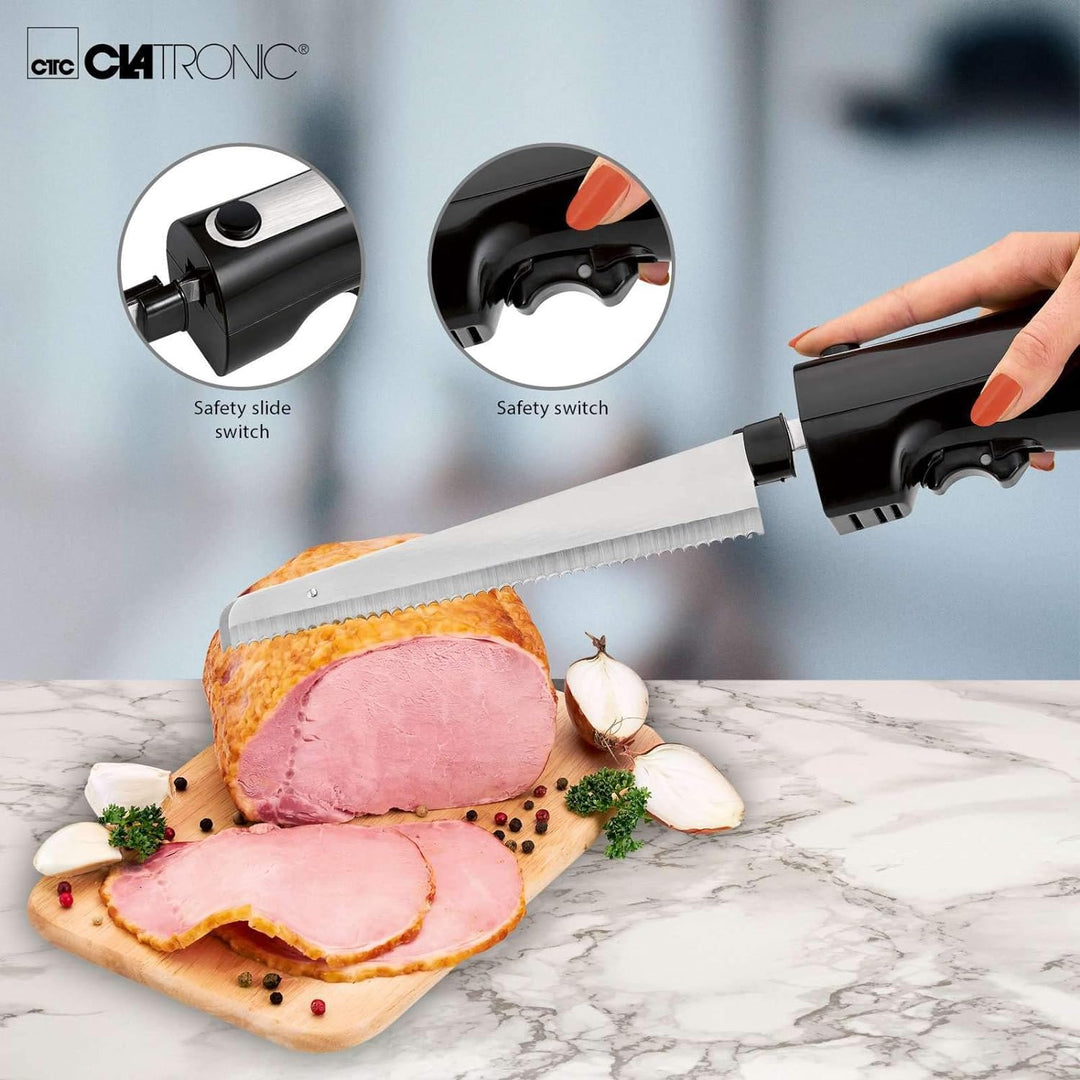 Elektromesser Küche Elektrisches Messer für Fleisch Küchenmesser Elektrisch für Gefriergut (Edelstah
