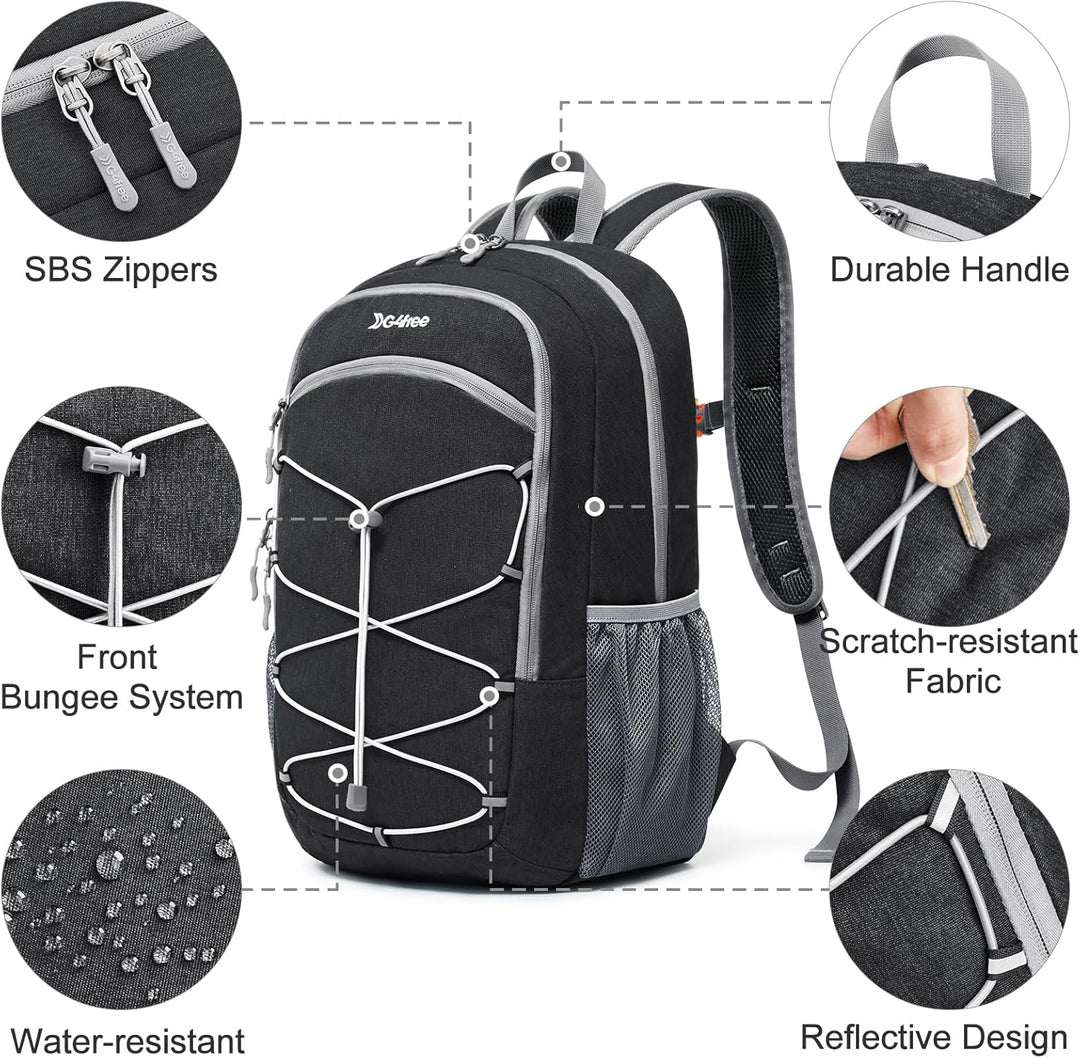 G4Free Kleiner Rucksack 12L/20L Unisex Tagesrucksack Leichter Reiserucksack Wanderrucksack Trekkingr