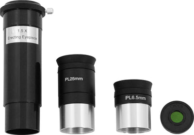 Zoomion Gravity 150/1400 EQ Astronomisches Spiegelteleskop Set mit Stativ, Montierung und Okulare fü