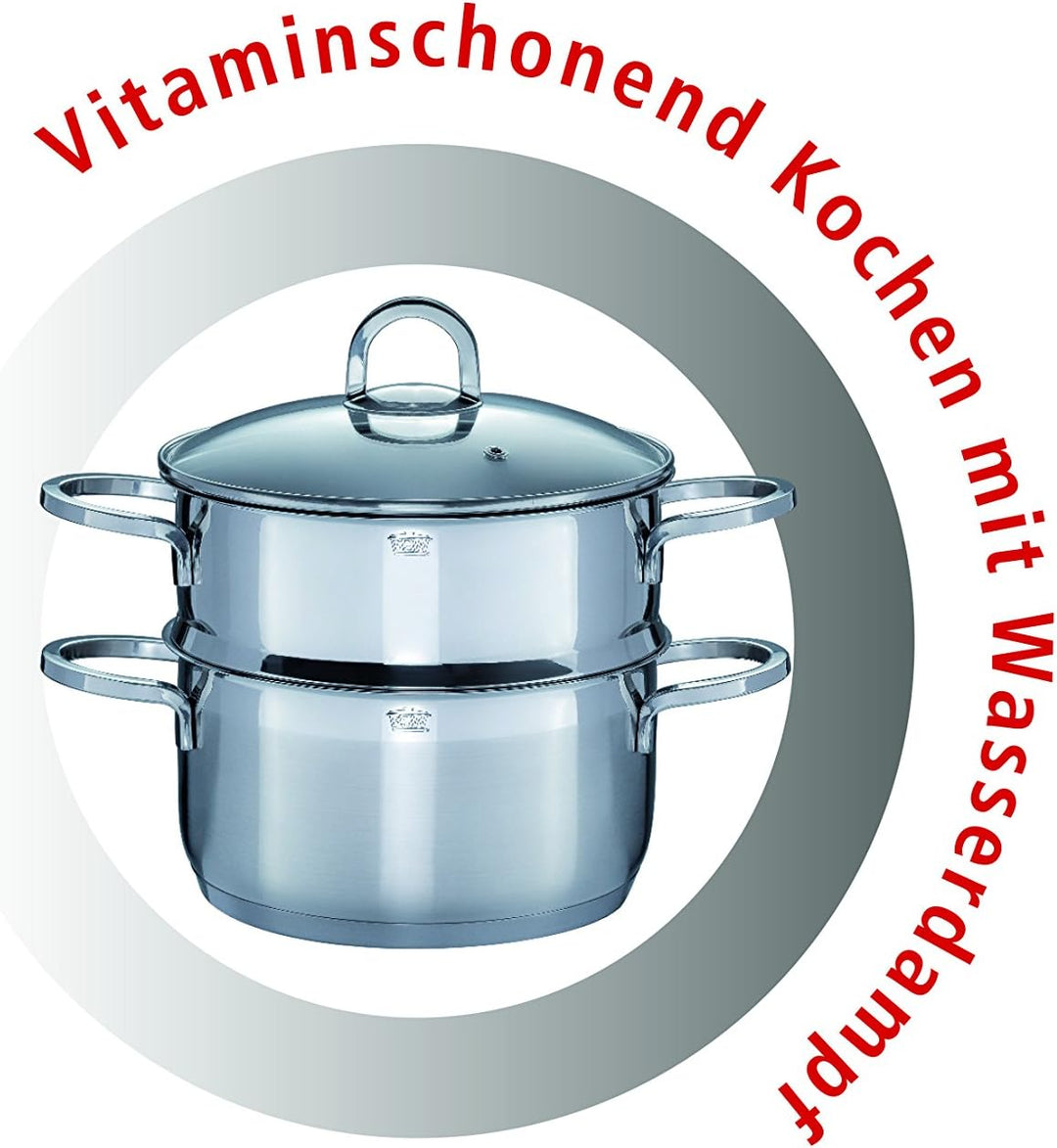 GSW 813150 Alara Top-Set 14-teilig, Edelstahl, silber, 38 x 25,5 x 15,5 cm, 14 Einheiten