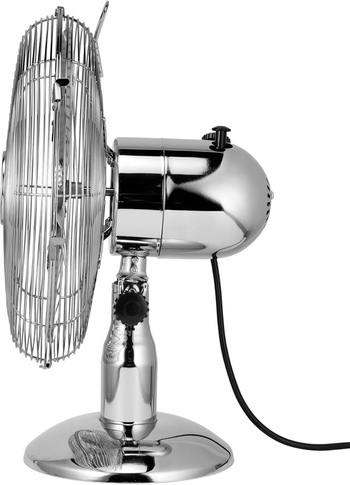 Unold Tischventilator, 1 Stück, chromfarbend, 86830