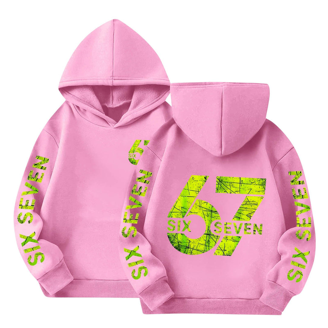 67 Six Seven Kapuzenpullover Für Jungen Mädchen Hoodie Unisex Kinder Sweatjacke Kapuzenpullover Six