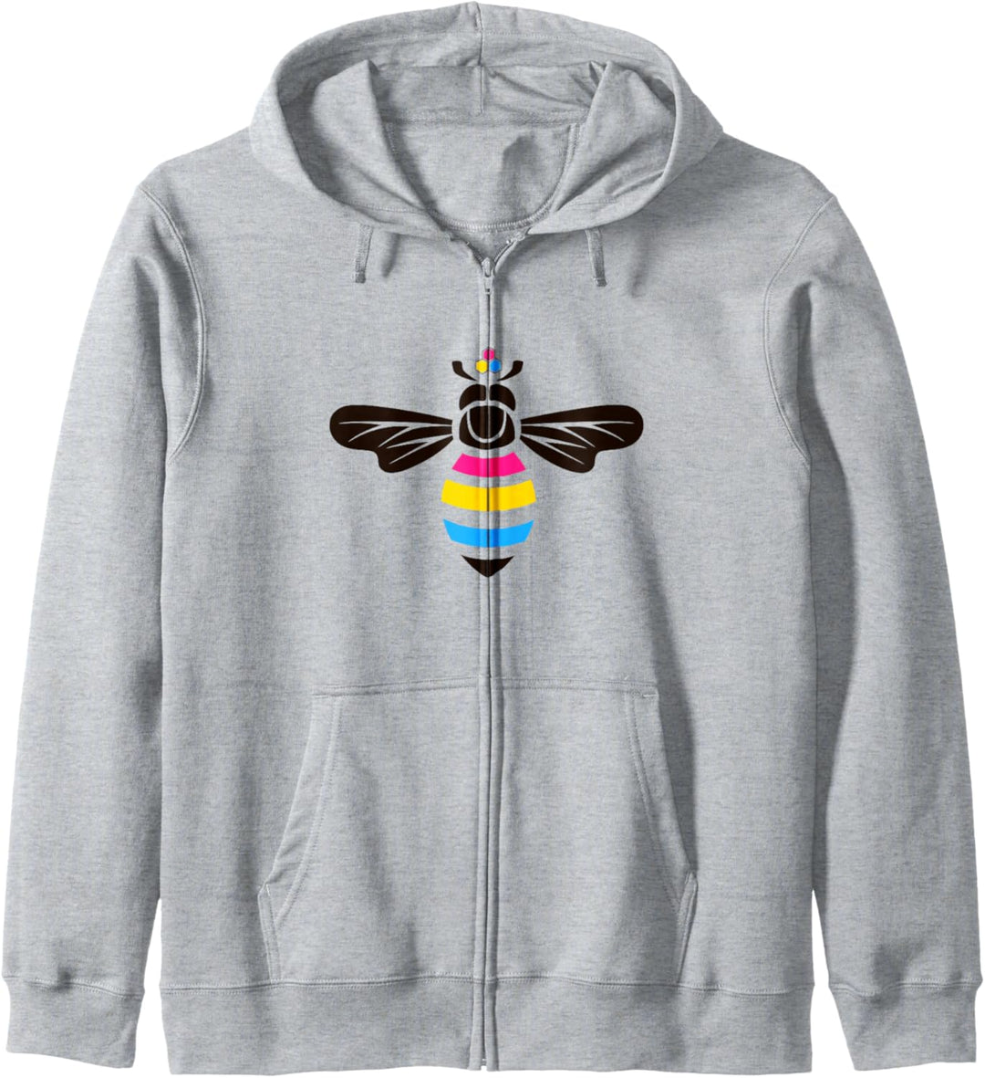 Pansexueller Stolz Flagge Pansexuelle Biene Kapuzenjacke