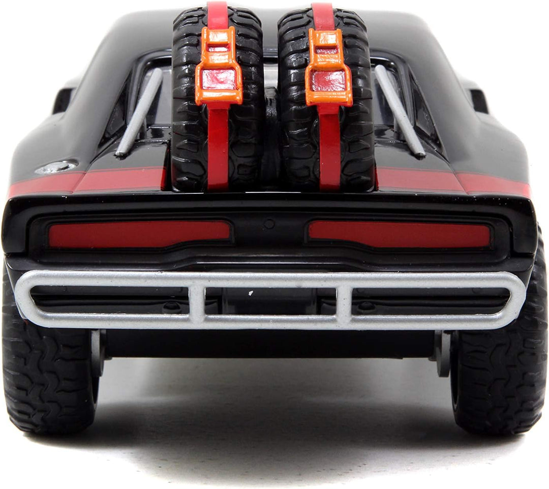Jada Toys Fast & Furious Dom's 1970 Dodge Charger Offroad, Auto, Tuning-Modell im Massstab 1:24, zu