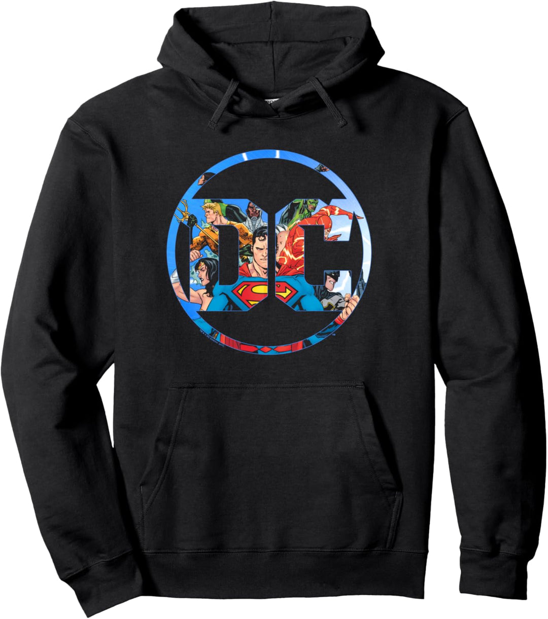 Justice League DC Comics Logo Pullover Hoodie