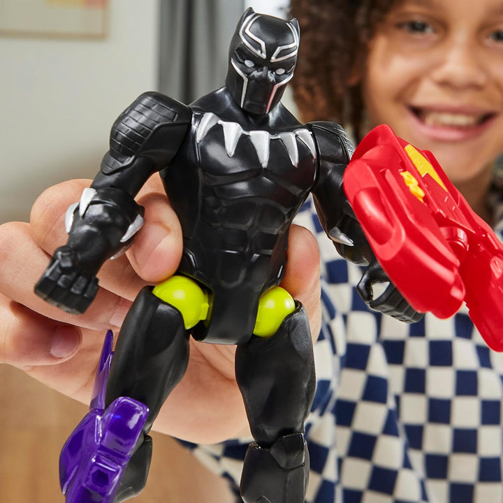 AVENGERS MixMashers Marvel Black Panther Mix-and-Match Action-Figur & Accessoires, Black Panther