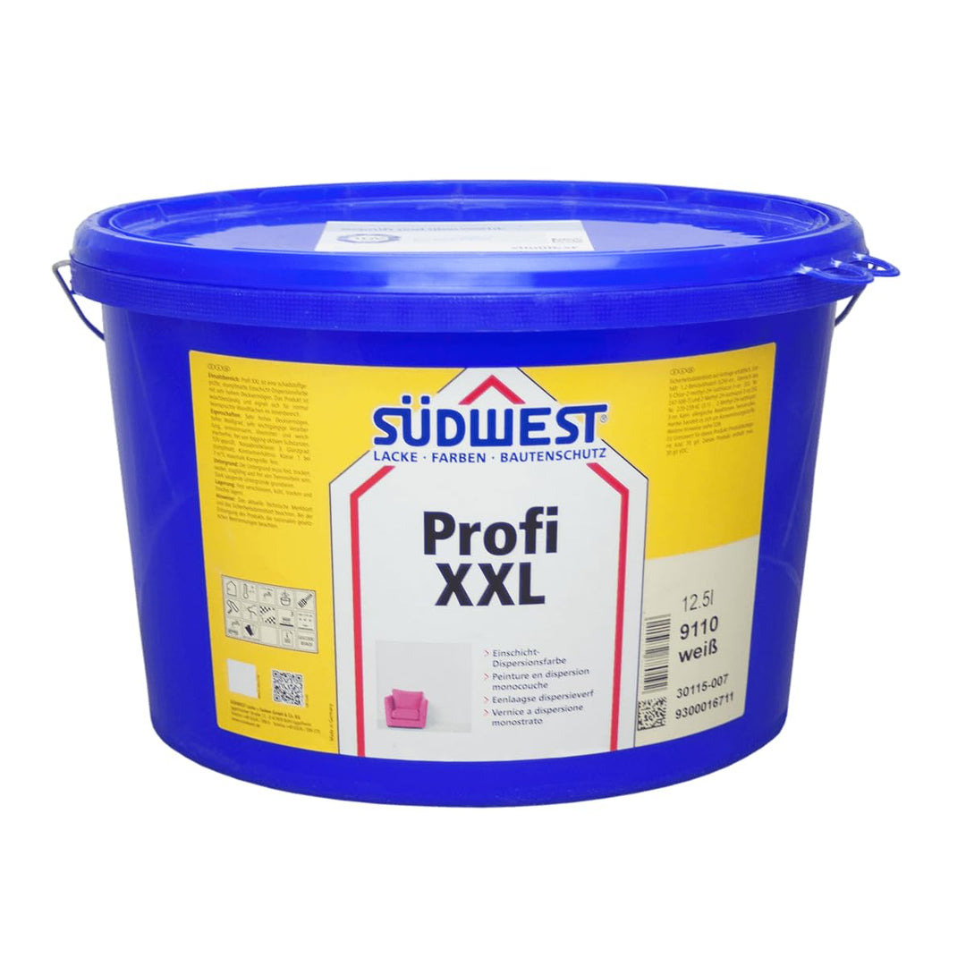 Südwest Profi XXL 12,5 Liter - Super weisse Innenwände mit einem Anstrich!