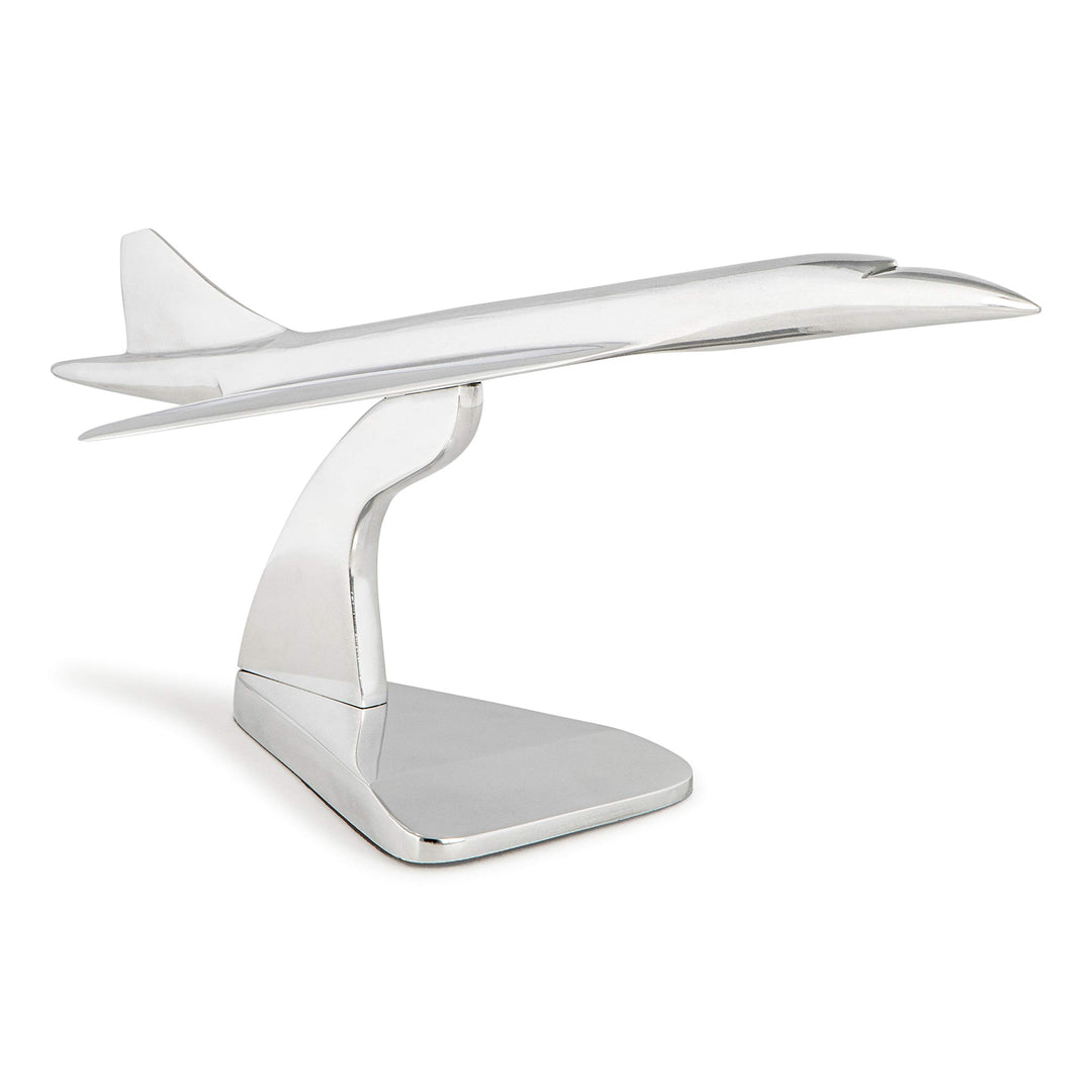 Authentic Models | Modellflugzeug Concorde AP112 | Silber | Schönes Dekoration Flugzeugmodell | 17,5