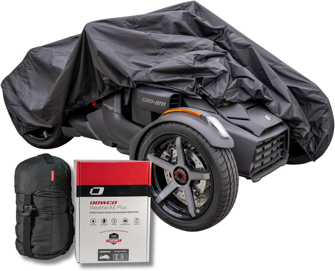 Dowco Guardian WeatherAll Plus Motorradabdeckung für Innen- und Aussenbereich, passend für alle Can-