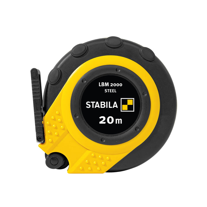 STABILA Kapselbandmass LBM 2000 STEEL, 20 m, Stahl-Messband mit metrischer Skala und NYLON-WRAP-Umma