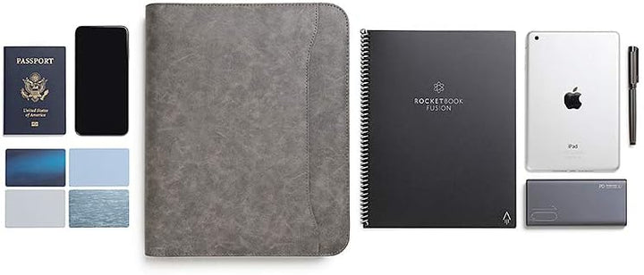Forevermore Portfolios Padfolio Binder – Professionelles Reise-Organizer-Etui aus Kunstleder für Tab