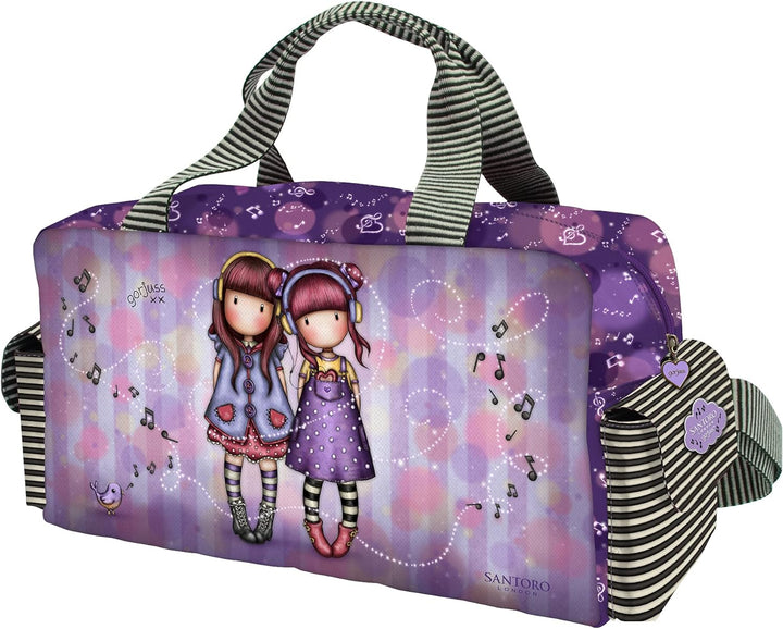 SANTORO M611b, Kindertasche, lila, 440 x 250 x 190 mm, dunkelviolett, 440x250x190 mm, sporttasche