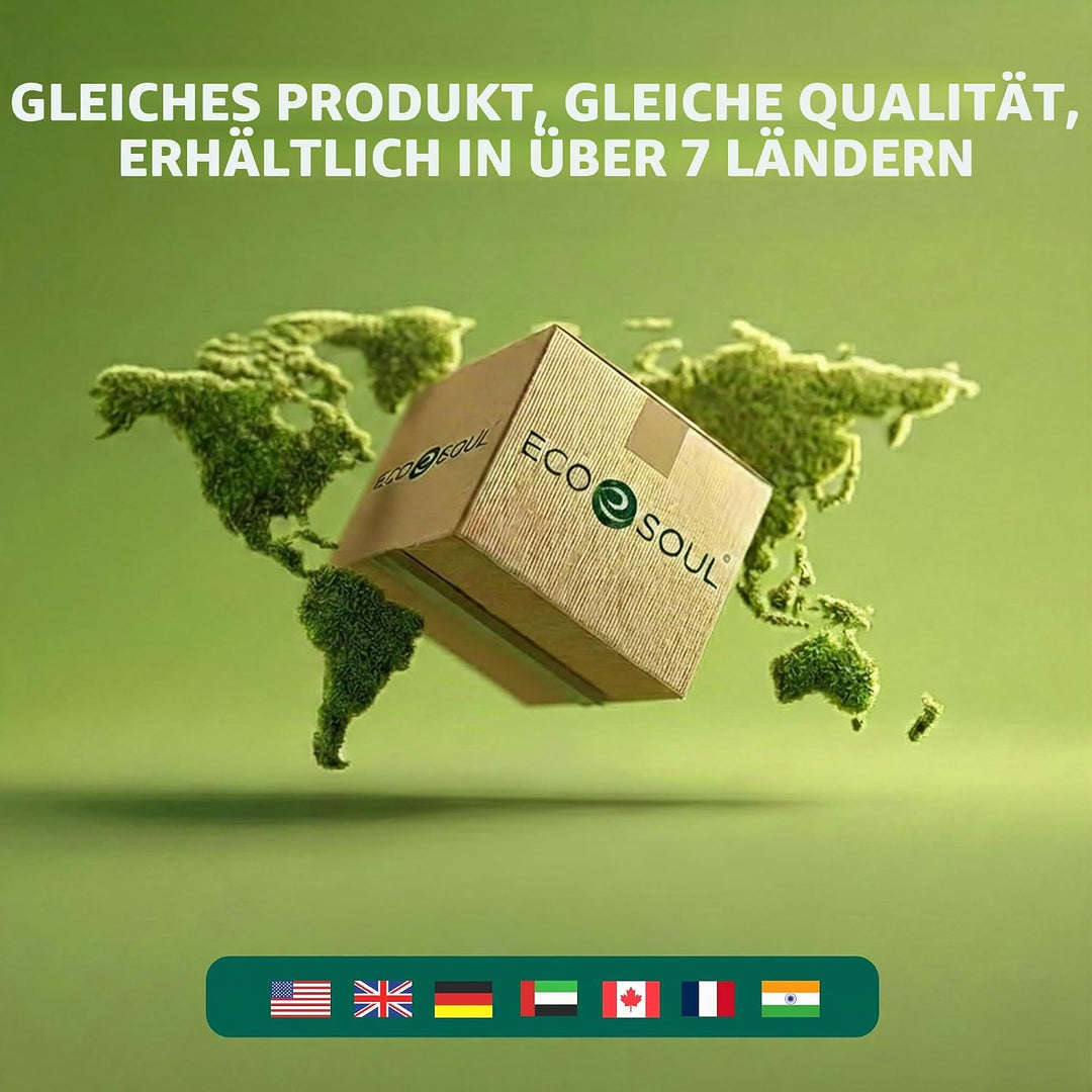 ECO SOUL Kompostierbare quadratische Palmblatt-Teller, 17,8 cm und 25,4 cm, wie Bambus-Teller, biolo
