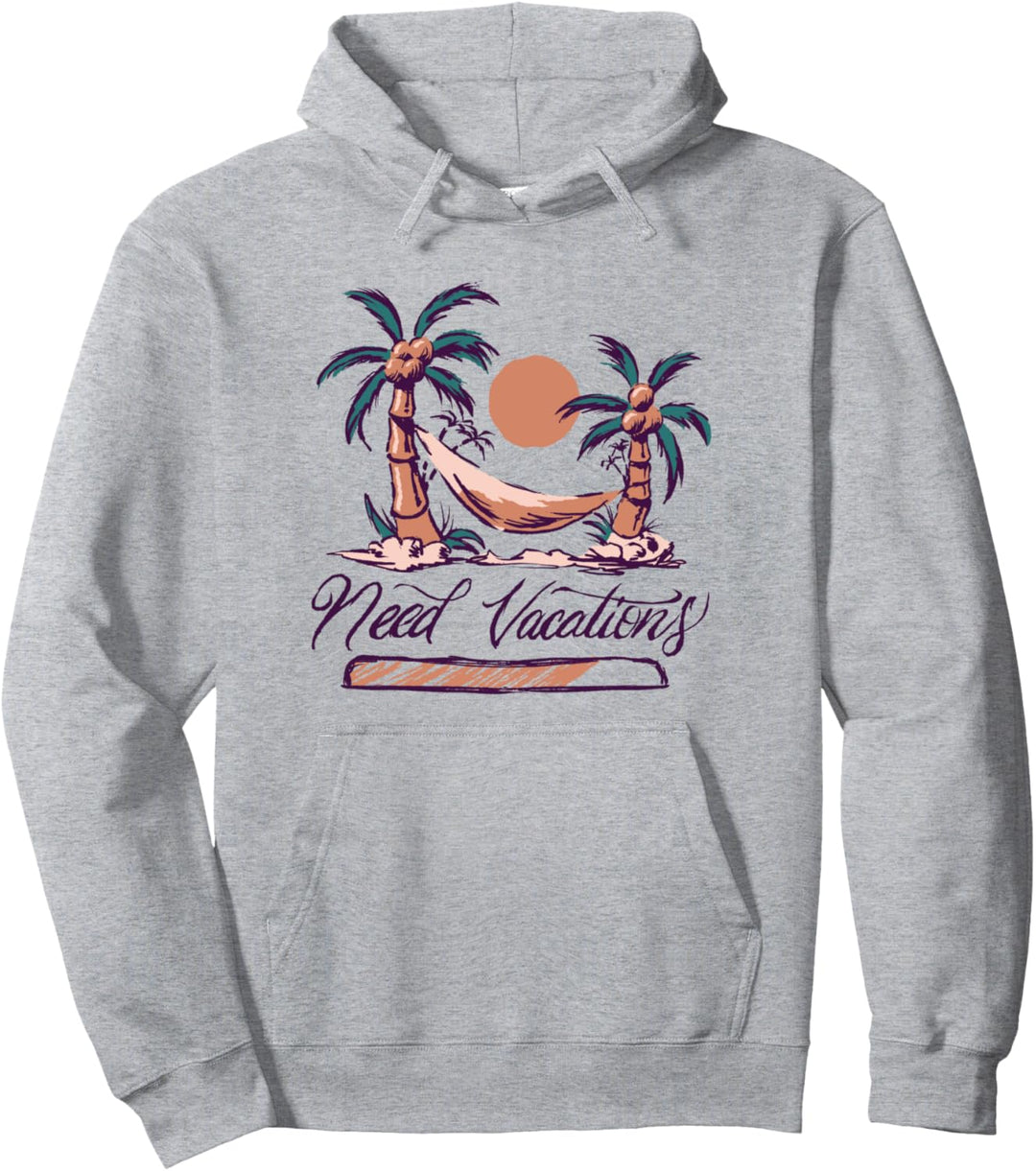 Urlaub Palmen Sommer Strand Urlaubsreise Sonne Reisen Pullover Hoodie