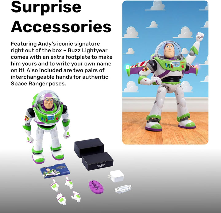 Robosen Buzz Lightyear Interaktiver Roboter – Sprach- & App-gesteuertes Spielzeug mit realistischen