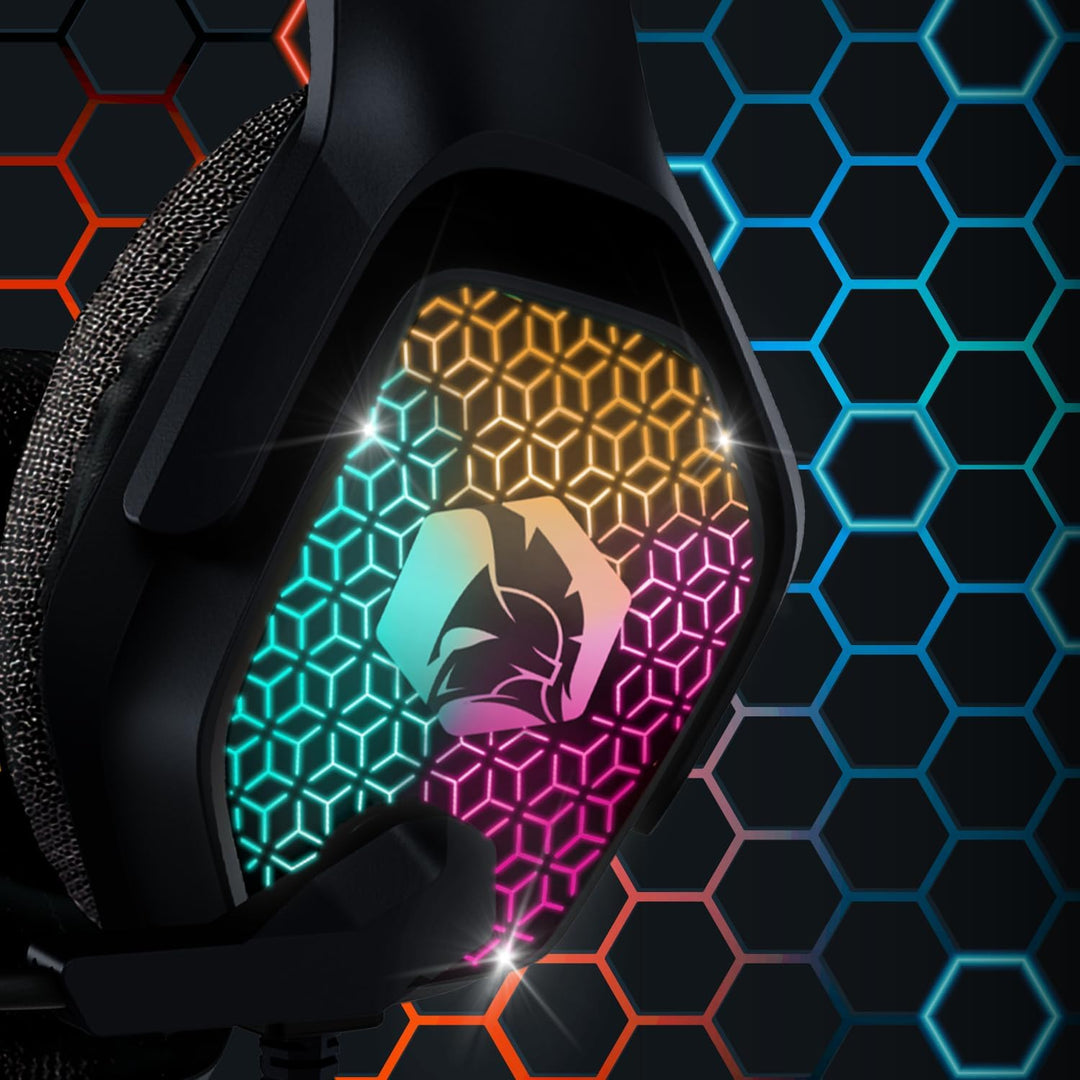 EMPIRE GAMING H-3 RGB Kopfhörer für PS5, PS4, Xbox, Switch, PC, Mac, Smartphones, Tablets, High Defi