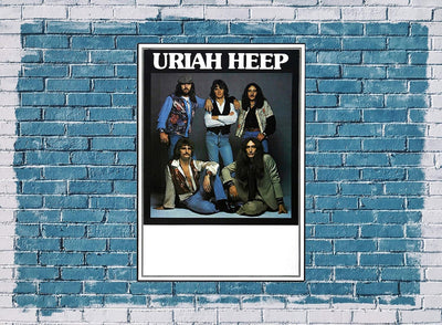 Uriah Heep - High and Mighty, 1976 » Konzertplakat/Premium Poster | Live Konzert Veranstaltung | DIN