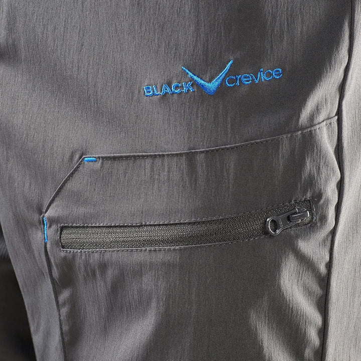 Black Crevice Trekking-Shorts Herren I Trekkinghose Herren kurz I Herren Outdoor-Shorts I wasserabwe