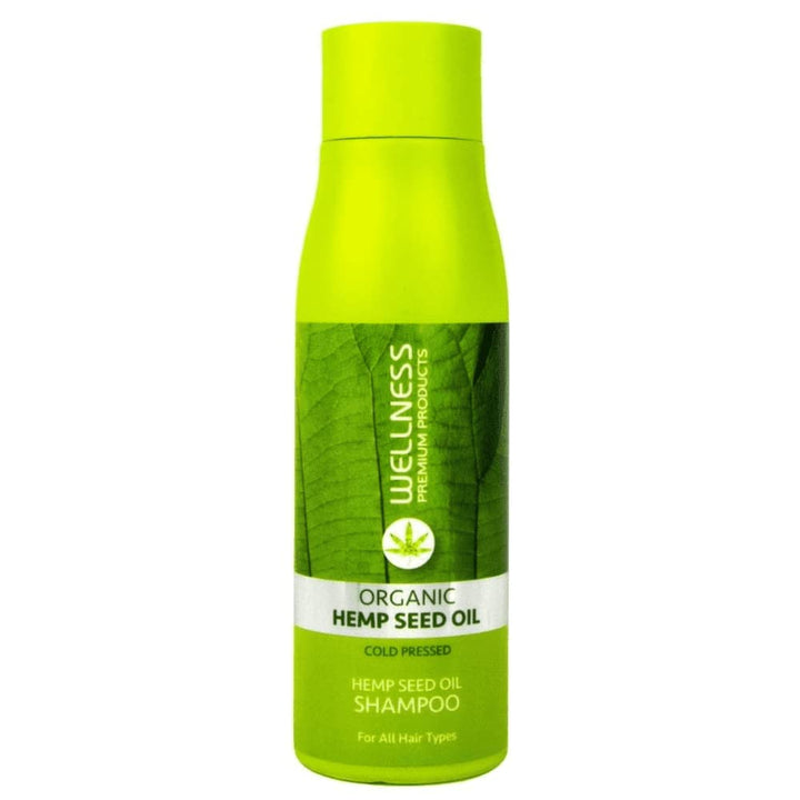WELLNESS PREMIUM PRODUCTS VolumePLEX Hemp Shampoo | 500 ml | Befeuchtend | Bio-Hanf Shampoo Damen He