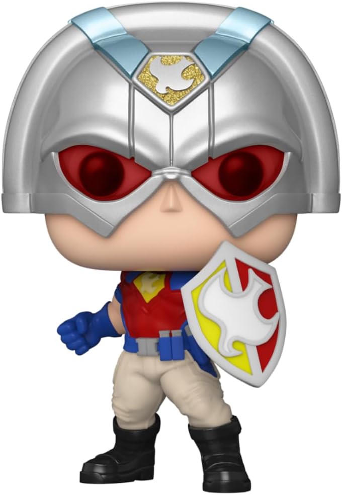 Funko Pop! TV: Peacemaker - Peacemaker mit Shield - Vinyl-Sammelfigur - Geschenkidee - Offizielle Ha