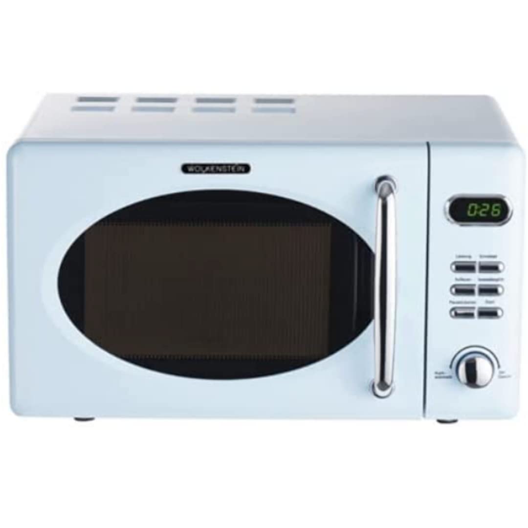 Wolkenstein Retro Stand Mikrowelle WMW720 I 700W Mikrowellenleistung I 20L Garraum I5 Leistungsstufe