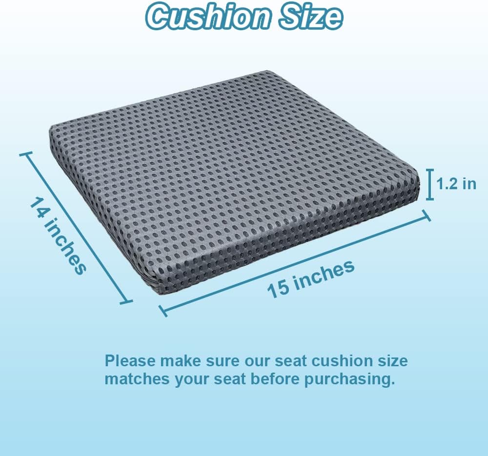 Duschstuhl-Sitzmatte – 4D-Mesh-weiches Kissen, Transfer-Bankkissen, Badhocker, gepolstert für ältere