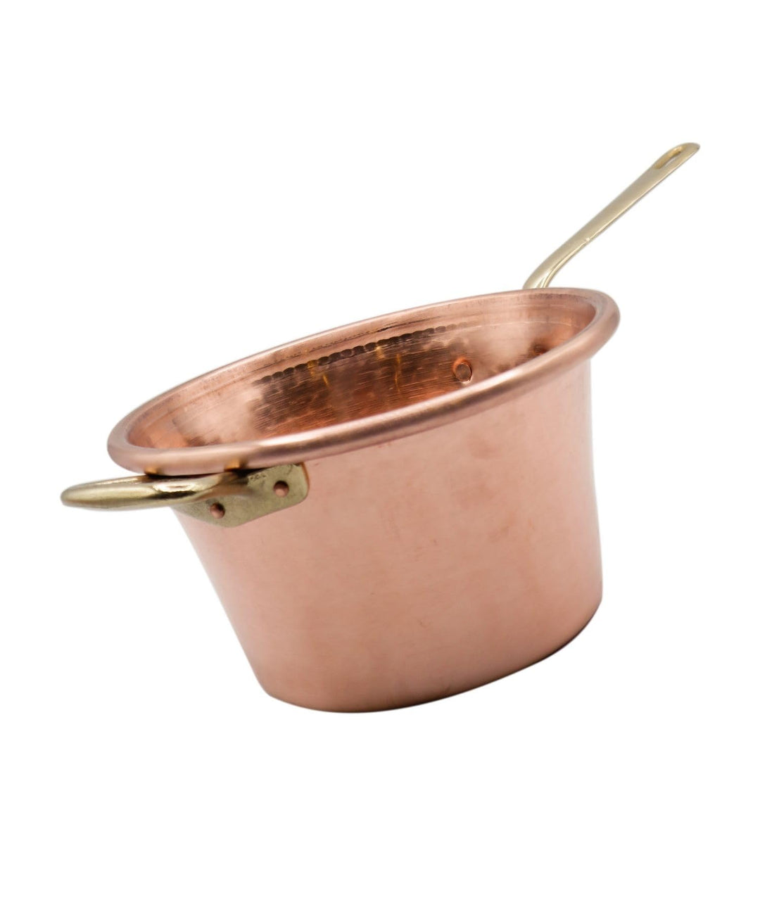 CREARTISTIC 100% Made in Italy- Kupferkessel - für Polenta - Kupfertopf für Marmelade -27cm Durchmes