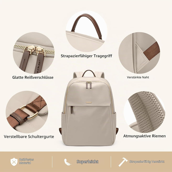 GOLF SUPAGS Frauen Rucksack Casual Daypack für Arbeit Reisen Hochschulen Rucksack Geldbörse Fits 14