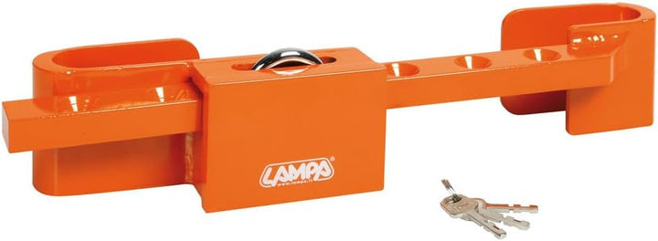 Lampa 98568 Grosses Schloss/Türsicherung aus gehärtetem Stahl