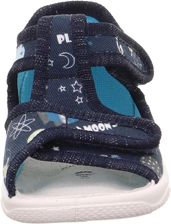 Superfit Baby - Mädchen Polly Hausschuhe 18 EU Dunkelblau 8050, 18 EU Dunkelblau 8050