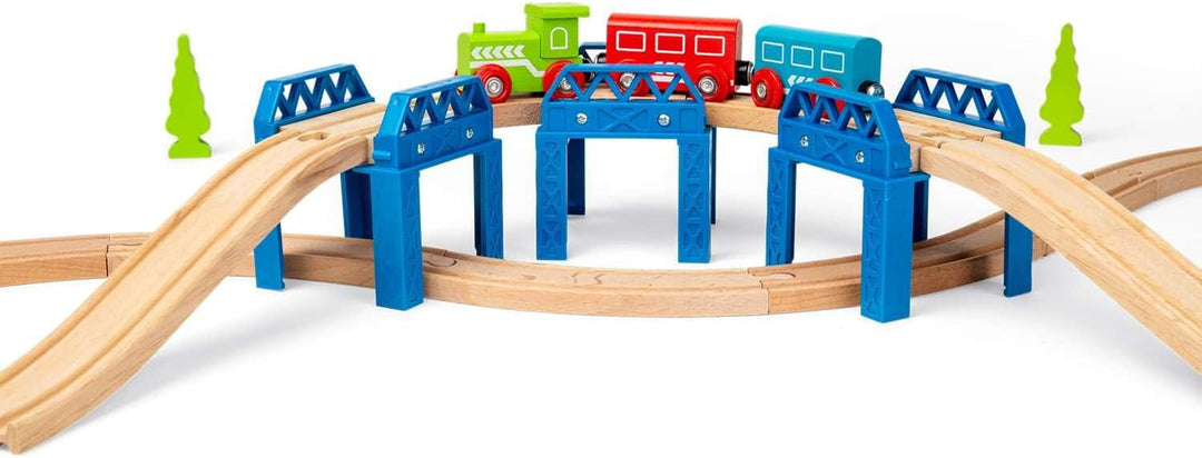 Bigjigs Rail 3 Brückteile Zum Stapeln Oder Verbinden