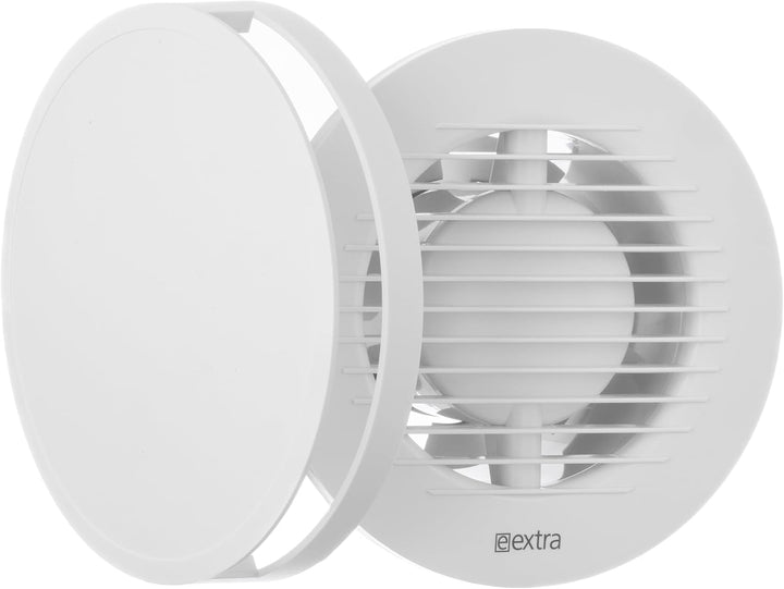 Steinberg14 Weiss Ø 100mm Deckenventilator, Abluftventilator Badlüfter Fan, Rund Ventilator zur Belü