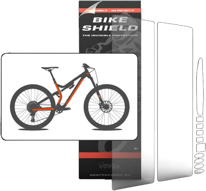 BikeShield Schutzfolie für Rahmen Bike Shield Oversized MATT Transparent Matt, Transparent Matt