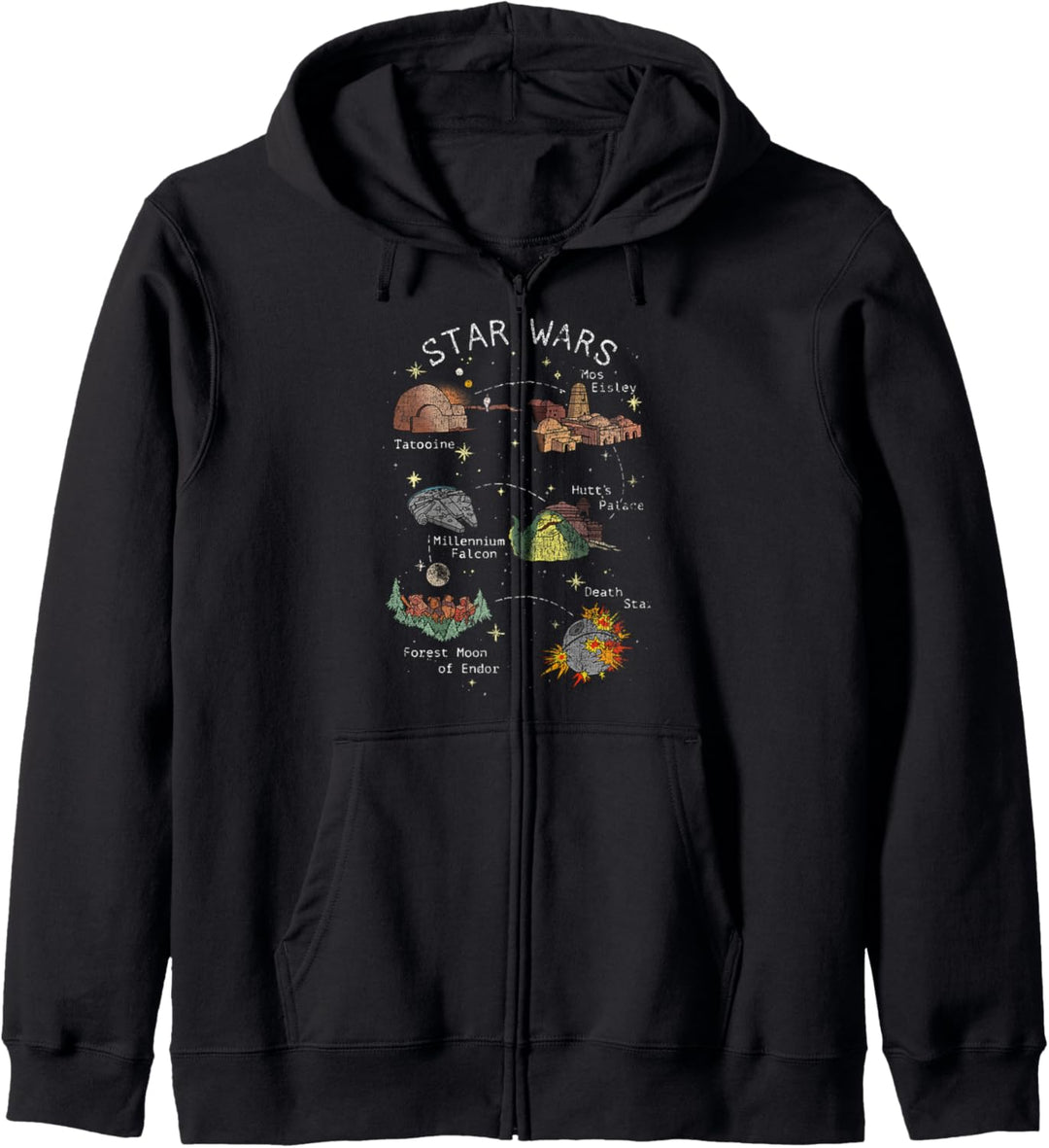 Star Wars Story Map Kapuzenjacke