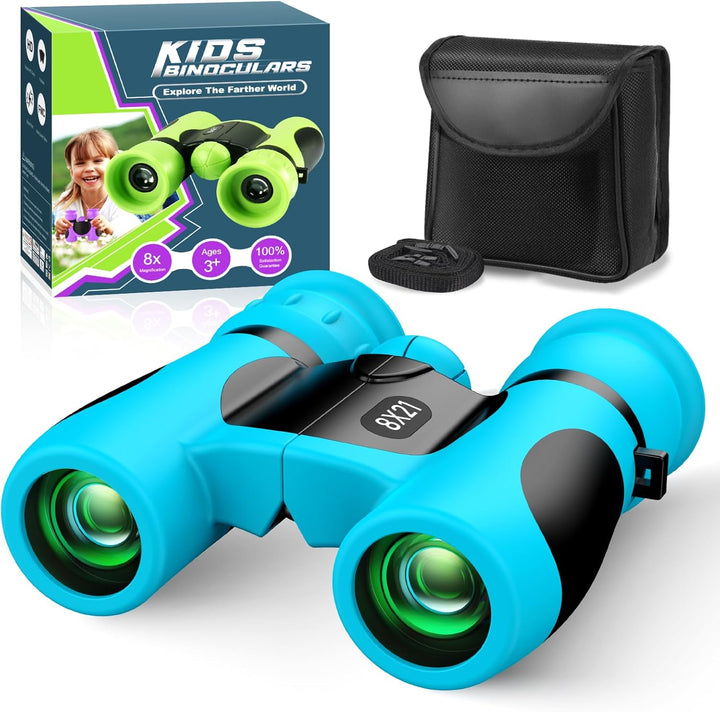 Fernglas Kinder Vergrösserung 8X21, Geschenke Junge Mini Fernglas Kinder Spielzeug ab 3-12 Jahre, Ou